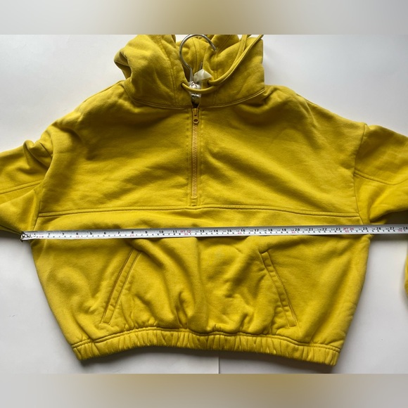 ALO Yoga Mustard Yellow Women's Hoodie sweater large - Picture 6 of 11
